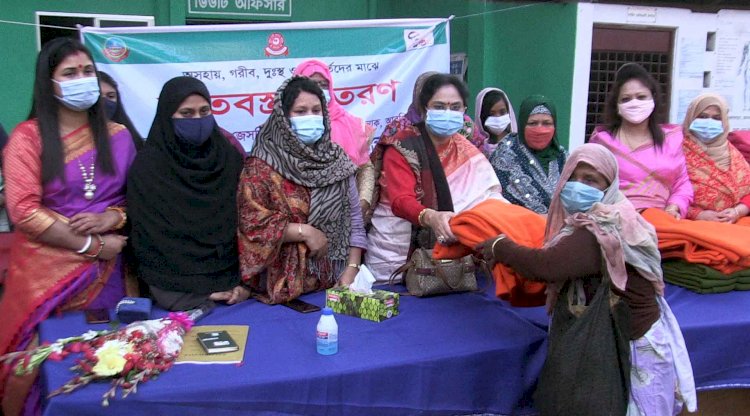 রংপুর মেট্রোপলিটন পুনাকের উদ্যোগে শীতবস্ত্র বিতরন
