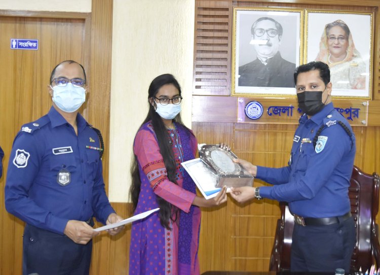 ভালো ফলাফলের চেয়ে ভালো মানুষ হওয়া জরুরি : এসপি বিপ্লব কুমার সরকার