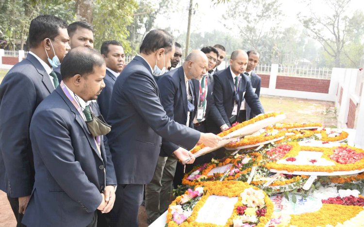 ড. এম এ ওয়াজেদ মিয়া’র জন্মবার্ষিকীতে বেরোবি প্রশাসনের শ্রদ্ধা