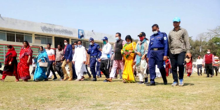 কুড়িগ্রামে মুজিববর্ষ ডিজিটাল ম্যারাথন কার্যক্রম উদ্বোধন