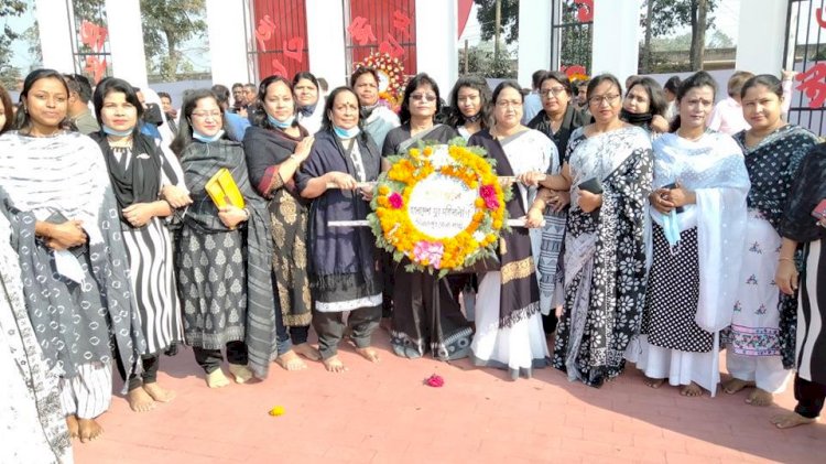 দিনাজপুর জেলা মহিলা লীগের ভাষা শহীদদের প্রতি শ্রদ্ধাঞ্জলি