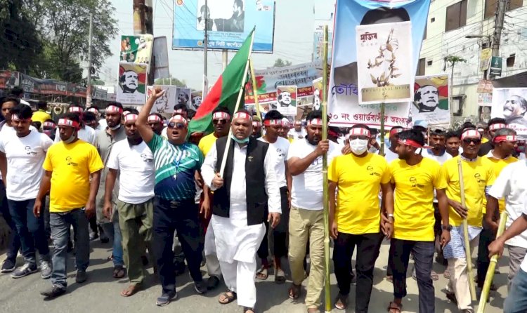 রংপুরে ঐতিহাসিক ক্যান্টনমেন্ট ঘেরাও দিবসে পালিত