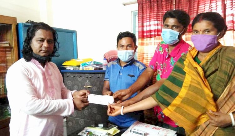 বিরলে জনসংগঠনের নেতৃবৃন্দের মাঝে সিডিএ’র অনুদান চেক বিতরণ