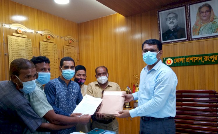 শ্যামপুর সুগার মিলস্ পুনরায় চালুর দাবিতে প্রধানমন্ত্রী বরাবর স্মারক লিপি প্রদান
