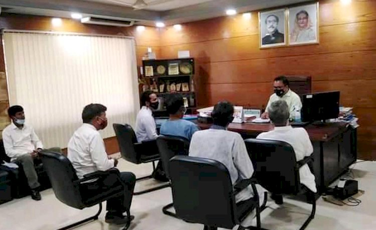 মাহিগঞ্জ বঙ্গবন্ধু মেমোরিয়াল হাসপাতাল চালুর বিষয়ে মতবিনিময় সভা