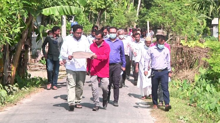 কুড়িগ্রামের চাকিরপাশার নদী দখল মুক্ত করতে জরিপ