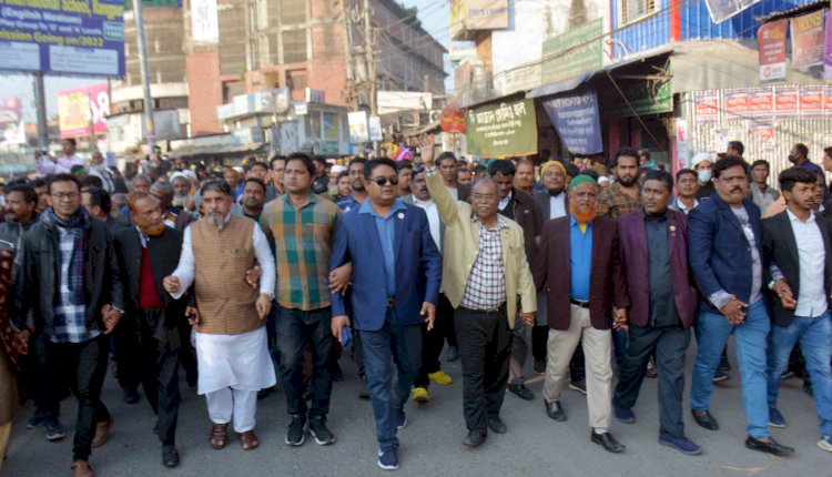 রংপুরে জাতীয় পার্টির প্রতিষ্ঠা বার্ষিকী পালন