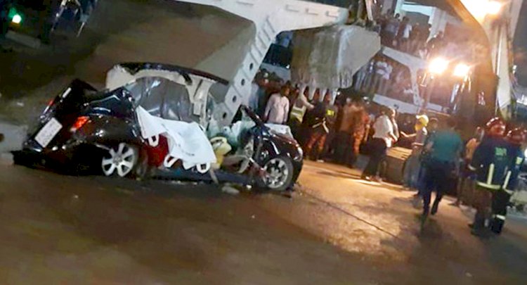 গার্ডার পড়ে একই পরিবারের ৫ সদস্যের মৃত্যু