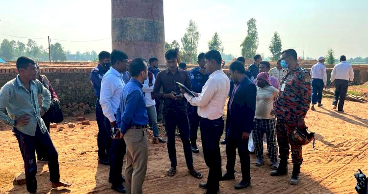 রংপুরে অবৈধ ইটভাটায় অভিযান , ১১ লাখ টাকা অর্থদন্ড