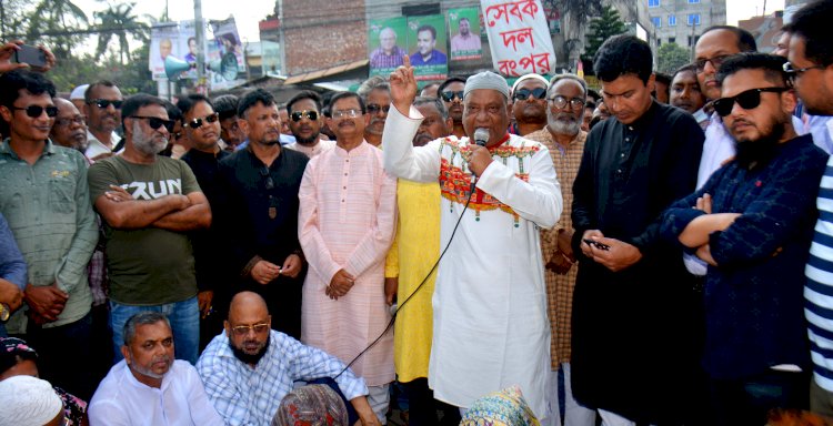 রংপুরে পুলিশি বাঁধার মুখে  বিএনপি’র অবস্থান কর্মসূচি পালিত